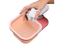 Generico Cesta para residuos - Soporte giratorio con clip para estantes y mesas, para escritorio de pequeñas cestas, para casa, dormitorio, salón, baño, apartamento, camping, picnic