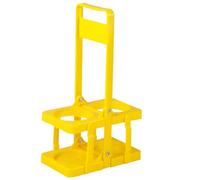 Generico Cesta plegable portátil para cerveza - Diseño cómodo | Botellero de con asa | Soporte multiusos para bebidas | Transportador de 2 botellas de cerveza vino para exteriores