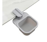 Generico Cesta portátil retráctil | Soporte giratorio con clip para estantes y mesas | para escritorio pequeñas cestas - para casa, dormitorio, salón, baño, apartamento, camping, picnic