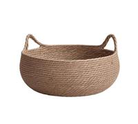 Generico Cesta tejida a mano para gatos - Rattan Scratching Bed With Cat Ear Design | Breathable Round Cooling Pet Bed For Small To Medium Cats, Comfortable Scratch Chair 35x35x13cm