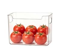 Genérico Cestas de Frigorífico,Organización Antideslizante Transparente Apto para Alimentos | Organizadores y Almacenamiento para | para cocina cajón snack fruta verdura bebida