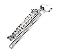 Genérico Chain Oil Filter Wrench - 16-Inch Adjustable Chain Wrench | Chromium Vanadium Steel-Manganese - 400mm Heavy Duty Long Handle Adjustable Oil Filter Wre? for Automotive Truck Use