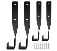 Genérico Chainsaw Mount | 4 Pieces Heavy Duty Metal Organization | Chainsaw Accessories Garage Organization | for Garage Truck ATV Tractor Grass Hedge Indoor Outdoor