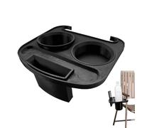 Genérico Chair Tray, Clip-On Table Attachment with Mobile Device Slot, No-Drill Organizer Accessory to Lounger Furniture, Ideal for Outdoor Beach, Poolside, Fishing, Picnic, Travel Use