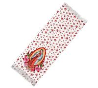 Genérico Chal de la Virgen María,Suministros Para El Hogar Con Patrón Floral Católico Y Cálido | Bufanda Manta Católica - Para Viaje Hotel Jardin Interiores Exteriores Fiestas De Acción De Gracias