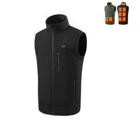 Genérico Chaleco Calefactable para Hombres Y Mujeres, Chaleco Termico con 9 Zonas De Calefacción, Chaqueta Calefactable con 3 Niveles De Temperatura, Ropa Calefactable con Carga USB(Negro,L)