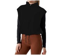 Genérico Chaleco de Forro Polar Melody para Mujer Chaqueta de TransicióN Sin Mangas CáLida Suave Chaleco Infantil Chaqueta de Exterior Ligera Abrigo Sin Mangas Casual Ropa de Gimnasio y Yoga