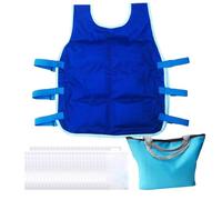 Genérico Chaleco Hielo, Insolación refrescante Verano para Hombres y Mujeres, chaleco de enfriamiento evaporativo, para trabajo al aire libre, equitación, correr