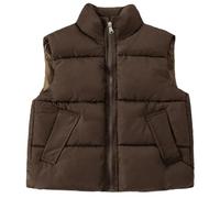 Genérico Chaleco NiñO Acolchado 4 AñOs,Chaleco De PlumóN para NiñOs Chaqueta Acolchada Sin Mangas CáLida Acolchada Y Aislante Ropa De Invierno Ligera Y Acogedora para NiñOs