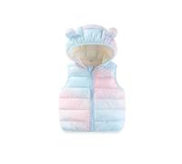 Genérico Chaleco pliable imperméable pour enfant, léger et résistant à l'eau, idéal pour les activités en plein air des tout-petits, avec capuche intégrée et poches pratiques (12-18 Months)