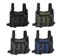 Genérico Chaleco Portaobjetos Hombre Deportiva Ligera para Correr | Mochilas Para Transporte Diario Viajes Camping Entrenamiento Hidratación Ciclismo Trabajo Equitación Fitness Deporte
