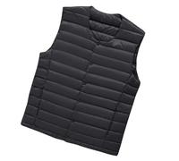 Genérico Chaleco Térmico De Invierno, Chaleco Hombre Trabajo Invierno con Cuello Alto Chaqueta Acolchada Sin Manga De Cálido Invierno Chaleco Plumas con Bolsillo Y Cremallera para Exteriores Invierno