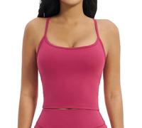 Genérico Chaleco Top Mujer Camiseta Deportiva de Punto con Espalda de Malla para Yoga Running y Entrenamientos Atléticos Transpirable y Corte Ajustado (S)