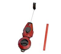Generico Chalk Line - Herramienta de precisión retráctil automática, rodillo de línea de tiza duradera, diseño de construcción de carpintería, panel de yeso de techo, herramienta de marcado de madera