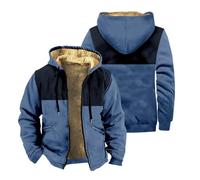 Genérico Chamarra Plumas Hombre, Chaqueta Casual Hombre Invierno,Chaqueta Tipo Sudadera con Capucha Y Bolsillo De Manga Larga De Polar para Hombre Talla Grande para OtoñO E Invierno