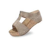 Genérico Chanclas de dedo para mujer,piscina ortopédicas zapatillas transpirables e informales Plataforma Slippers deportivos con cuña sandalias piscina abiertas suaves Comodo Primavera Verano