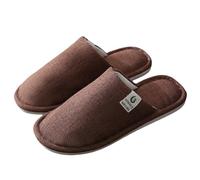Generico Chanclas de mujer de invierno, cálidas, ligeras, antideslizantes, zapatillas de casa peludas, cómodas, cerradas por delante, zapatillas de dormitorio semicerradas Fuzzy Fluffy Sliders