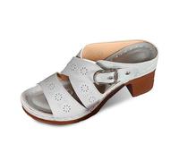 Genérico Chanclas De Verano Mujer CuñA,Pantuflas De Verano Para Mujer DiseñO De Punta Abierta Con Cierre De Hebilla Calzado Informal Para Uso Diario CóModas CuñAs Perfectas Para Jeans