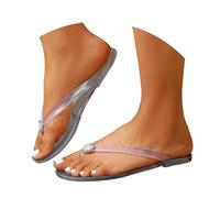 Genérico Chanclas Deportivas Mujer,Sandalias De Tiras De Moda Transpirables De Suela Suave Informales Sin Cordones para Mayor Comodidad En Verano