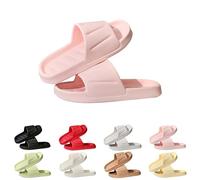 Generico Chanclas hombre mujer casa ultra suaves nube 2025 zapatillas de viaje fáciles de limpiar zapatillas antideslizantes secado rápido slippers para baño ligero sandalias para natación playa, Rosa