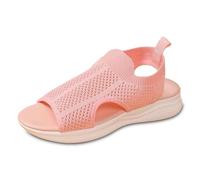 Genérico Chanclas Mujer Comodas Sandalias Mujer Verano Deportivas Modernas Con DiseñO Punta Abierta Uso Diario Informal Parte Superior Malla Transpirable y Suela Plana Slippers Zapatilla