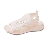 Genérico Chanclas Mujer Comodas Sandalias Mujer Verano Deportivas Modernas Con DiseñO Punta Abierta Uso Diario Informal Parte Superior Malla Transpirable y Suela Plana Slippers Zapatilla