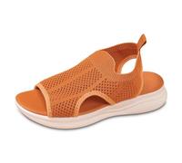 Genérico Chanclas Mujer Comodas Sandalias Mujer Verano Deportivas Modernas Con DiseñO Punta Abierta Uso Diario Informal Parte Superior Malla Transpirable y Suela Plana Slippers Zapatilla