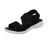 Genérico Chanclas Mujer Comodas Sandalias Mujer Verano Deportivas Planas Informales Con Pez Malla Transpirable Color SóLido A La Moda para Slippers Zapatilla Sandalias Barefoot Sandalia