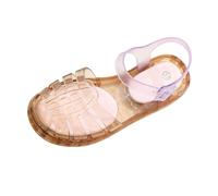 Genérico Chanclas Mujer Comodas Sandalias Mujer Verano Piscina Bailarina Ballet Malla Gelatina Transparentes Huecas Adultos Zapatos Ballet Playa Tacón Bajo CóModos Zapatos Zapatilla Sandalia