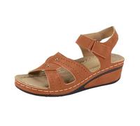 Genérico Chanclas Mujer Comodas, Sandalias Mujer Verano Trekking, Moda Uso Informal DiseñO Punta Abierta Con TacóN CuñA Que Combinan A La PerfeccióN Con El Denim Calzado Elegante Zapatilla Sandalia