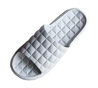 Generico Chanclas mujer piscina zapatillas mujer verano zapatillas mujer verano elegantes con tacón zapatillas invitados zapatillas verano niña 22 pantuflas mujer verano cerradas altas, gris, 45 EU