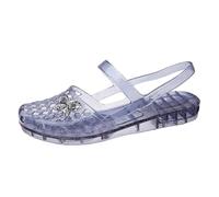 Genérico Chanclas Mujer Plataforma Sandalias Mujer Verano Comodas Tipo Gelatina Transpirables y CóModas Con Correa Ajustable Ideales Un Casual De Slippers Zapatilla Sandalias Barefoot Sandalia