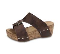 Genérico Chanclas Mujer Verano Playa Piscina Comodas,Sandalias cómodas de Punta Abierta para Mujer con Suela Gruesa Relajarse al Aire Libre Forma Informal y Estilo Veraniego