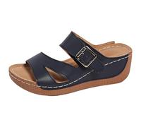 Genérico Chanclas Mujer Verano Sandalias Muje De Para Con Diseño Pez Y Una Palabra Sencilla Mujer Estilo Rockero Uso Exterior Gruesa Desnivelada Playa Zapatillas Casa Cuña Plataforma