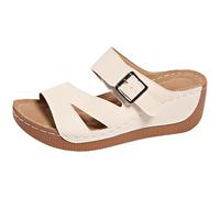 Genérico Chanclas Mujer Verano Sandalias Muje De Para Con Diseño Pez Y Una Palabra Sencilla Mujer Estilo Rockero Uso Exterior Gruesa Desnivelada Playa Zapatillas Casa Cuña Plataforma