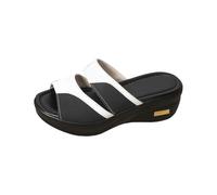 Genérico Chanclas Mujer Verano Sandalias Muje De Para Mujer Nuevas Informales Cómodas Con Pez Y Gruesa Ortopedicas Zapato Ortopedico Cuñas Zapatos Ortopedicos Plataforma Zapatillas Casa Negro 37