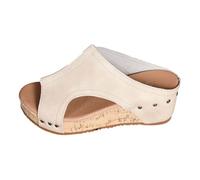 Genérico Chanclas Mujer Verano Sandalias Mujer Verano Comodas Pantuflas CóModas Interiores y Exteriores Zapatos Suaves y Confortables Con Suela Soporte El Arco Del Pie Zapatilla Sandalia