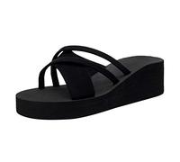 Genérico Chancletas mujer,piscina ortopédicas zapatillas con soporte de arco chanclas planas playa deportivos cuña sandalias Abierta Zapatos para Interior y Exterior