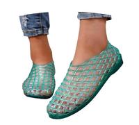 Genérico Chancmujer Casa Sandalias Mujer Verano Deportivas Ballet Malla Gelatina Transparentes Gelatina Hueca Estilo Playero Tacón Bajo CóModas Cordones Zapatilla Sandalia Sandalias Barefoot Sandalia