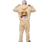 Genérico Chándal Deportivo Sudadera con Capucha Estampado Gráfico Suéter Cálido Ropa Parte Superior Cálida para JóVenes con Patrón Tie-Dye Tallas Grandes Camiseta Manga Larga