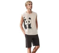 Genérico Chandal Hombre Completo Casual, Conjunto Deportivo Hombre Running, Pijama Con DiseñO Panda Holgado Sin Mangas Ideal Usar Fuera Casa CháNdal Conjuntos CháNdales