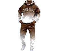 Genérico Chandal Hombre Completo Ropa Deportiva para Uso Diario Chándal para Hombre Sudadera con Capucha Chaqueta con Capucha Moderno y Moderno Sudadera y Pantalones Conjunto de Ropa Deportiva