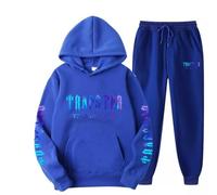 Genérico Chándal NOFS Hombre,Conjunto de 2 Piezas con Capucha y Pantalones de Jogging,Traje Deportivo para el Tiempo Libre,Fleece Chandal con impresión de Logotipo,Unisex