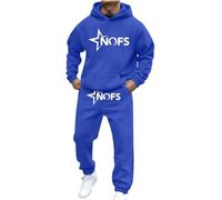 Genérico Chándal para Hombre Conjunto de 2 Piezas con Capucha y Pantalones de Jogging, Traje Deportivo para el Tiempo Libre,Fleece Chandal con impresión de Logotipo,Unisex