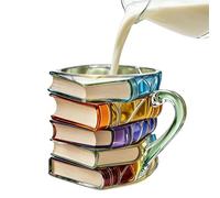 Genérico Chapter Book Mug | Novelty Drink Beverage Cup | 3D Painted Book Coffee Mug | For Latte Wine Juice Brewing Drink Bookworm Readers And Literature Enthusiasts