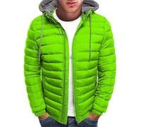 Genérico Chaqueta Acolchada Hombre, Cazadora Hombre Forro Navidad Militar Chollos Ultima Hora Ofertas Flash, Aviador Largo Caza Sudaderas Hombres Invierno Marca Chaleco Hombre Invierno Verde XL