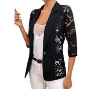 Genérico Chaqueta Americana Mujer - Cazadoras Mujer Blouson Casual Cardigan Primavera Abrigos Ligera Chaquetas Entretiempo Blazer Sexy Parka Deportiva Trench Coat Moda Sobrecamisa