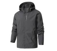 Genérico Chaqueta De Hombre Softshell Hombre Nieve Casual Softshell Deportiva Impermeable Trekking Larga Chaquetas Deporte Ropa Chollos Ultima Hora Ofertas Flash 2#Gris 4XL