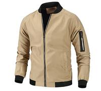 Generico Chaqueta de los Hombres Impermeable Ligero Softshell Senderismo Multibolsillos Montaña Outdoor Cargo Chaquetas Moderno Elegante Abrigo Camping Casual Deportiva Transpirable Chaqueta