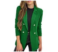 Genérico Chaqueta De Mujer Ligera Recortada Para Negocios Chaqueta Corta Mujer Traje Bolsillos Prácticos Discretos De Oficina Comercial Con Bolsillo Estilo Clásico Ocio